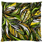 Foliage Pattern Texture Background Large Cushion Case (Two Sides) Back