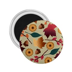 Autumn Leaves Colours Season 2 25  Magnets by Ravend