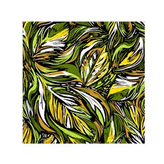 Foliage Pattern Texture Background Square Satin Scarf (30  X 30 ) by Ravend