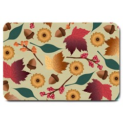 Autumn Leaves Colours Season Large Doormat by Ravend