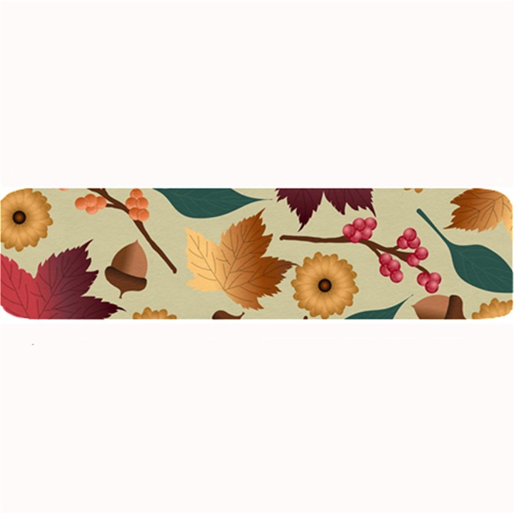 Autumn Leaves Colours Season Large Bar Mat