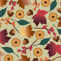 Autumn Leaves Colours Season Play Mat (square) by Ravend