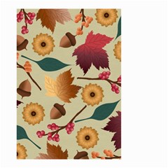 Autumn Leaves Colours Season Small Garden Flag (two Sides) by Ravend