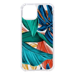 Leaves Tropical Exotic Green Plant Iphone 14 Tpu Uv Print Case