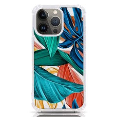 Leaves Tropical Exotic Green Plant Iphone 13 Pro Tpu Uv Print Case by Ravend