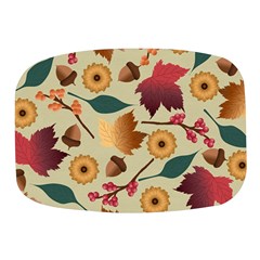 Autumn Leaves Colours Season Mini Square Pill Box by Ravend