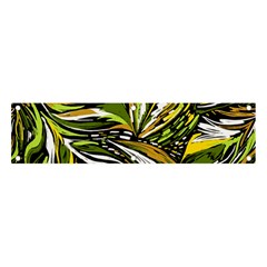 Foliage Pattern Texture Background Banner And Sign 4  X 1  by Ravend