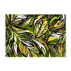 Foliage Pattern Texture Background Crystal Sticker (a4) by Ravend