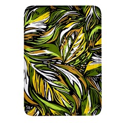 Foliage Pattern Texture Background Rectangular Glass Fridge Magnet (4 Pack) by Ravend