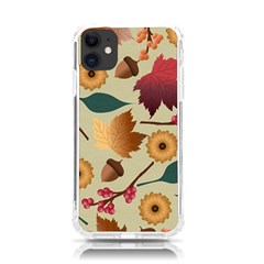 Autumn Leaves Colours Season Iphone 11 Tpu Uv Print Case by Ravend