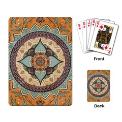 Mandala Floral Decorative Flower Art Playing Cards Single Design (rectangle)