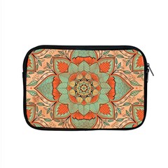 Mandala Floral Decorative Flower Apple Macbook Pro 15  Zipper Case by Ravend