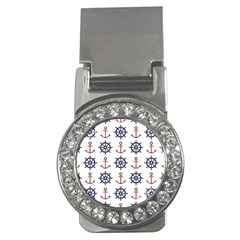 Nautical Seamless Pattern Money Clips (cz)  by Grandong