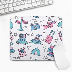 Transportation Seamless Pattern Large Mousepad by Grandong