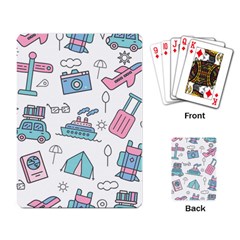 Transportation Seamless Pattern Playing Cards Single Design (rectangle) by Grandong