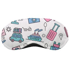 Transportation Seamless Pattern Sleep Mask by Grandong