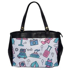 Transportation Seamless Pattern Oversize Office Handbag by Grandong