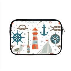 Nautical Elements Pattern Background Apple Macbook Pro 15  Zipper Case by Grandong