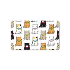 Cat Kitten Seamless Pattern Magnet (name Card) by Grandong