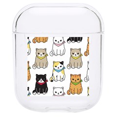 Cat Kitten Seamless Pattern Hard Pc Airpods 1/2 Case by Grandong