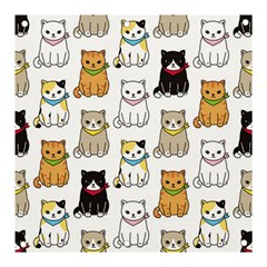 Cat Kitten Seamless Pattern Banner And Sign 3  X 3  by Grandong