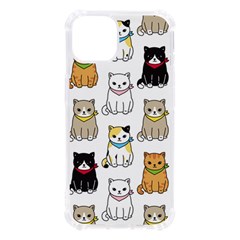 Cat Kitten Seamless Pattern Iphone 13 Tpu Uv Print Case