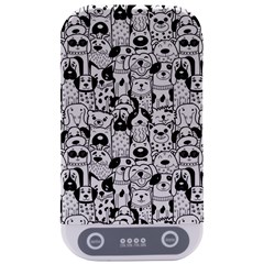 Seamless Pattern With Black White Doodle Dogs Sterilizers