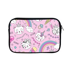 Cute Cat Kitten Cartoon Doodle Seamless Pattern Apple Ipad Mini Zipper Cases by Grandong