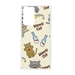 Cute Astronaut Cat With Star Galaxy Elements Seamless Pattern Samsung Galaxy Note 20 Ultra Tpu Uv Case by Grandong