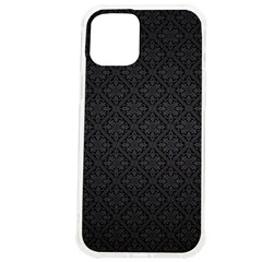 Black Floral Background, Black Backgrounds, Vintage Floral Iphone 12 Pro Max Tpu Uv Print Case by nateshop