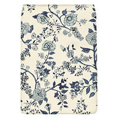 Blue Vintage Background, Blue Roses Patterns, Retro Removable Flap Cover (l) by nateshop