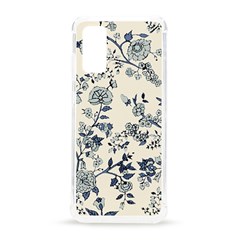 Blue Vintage Background, Blue Roses Patterns, Retro Samsung Galaxy S20 6 2 Inch Tpu Uv Case by nateshop