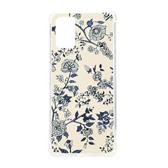 Blue Vintage Background, Blue Roses Patterns, Retro Samsung Galaxy S20plus 6 7 Inch Tpu Uv Case by nateshop