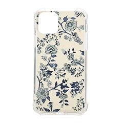 Blue Vintage Background, Blue Roses Patterns, Retro Iphone 11 Pro 5 8 Inch Tpu Uv Print Case by nateshop