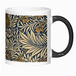 Brown Vintage Background Vintage Floral Pattern, Brown Morph Mug Right