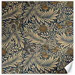 Brown Vintage Background Vintage Floral Pattern, Brown Canvas 16  x 16  15.2 x15.41  Canvas - 1