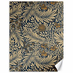 Brown Vintage Background Vintage Floral Pattern, Brown Canvas 18  X 24  by nateshop