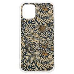 Brown Vintage Background Vintage Floral Pattern, Brown Iphone 12/12 Pro Tpu Uv Print Case