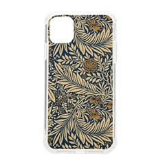 Brown Vintage Background Vintage Floral Pattern, Brown Iphone 11 Tpu Uv Print Case by nateshop