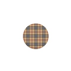 Burberry, Checker, Clothes, Fashion, Pattern 1  Mini Magnets by nateshop