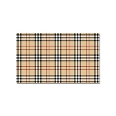 Burberry, Checker, Clothes, Fashion, Pattern Sticker Rectangular (10 Pack) by nateshop