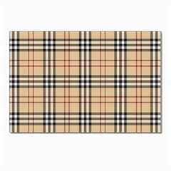 Burberry, Checker, Clothes, Fashion, Pattern Postcard 4 x 6  (pkg Of 10) by nateshop