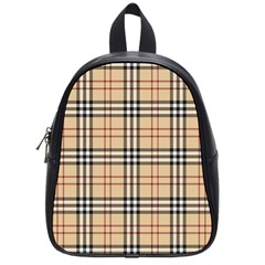 Burberry, Checker, Clothes, Fashion, Pattern School Bag (small) by nateshop