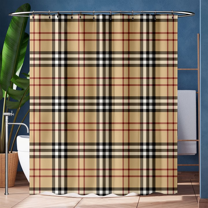 Burberry, Checker, Clothes, Fashion, Pattern Shower Curtain 60  x 72  (Medium) 