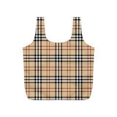 Burberry, Checker, Clothes, Fashion, Pattern Full Print Recycle Bag (s) by nateshop