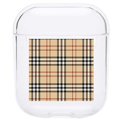 Burberry, Checker, Clothes, Fashion, Pattern Hard Pc Airpods 1/2 Case by nateshop