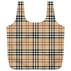 Burberry, Checker, Clothes, Fashion, Pattern Full Print Recycle Bag (xxl) by nateshop