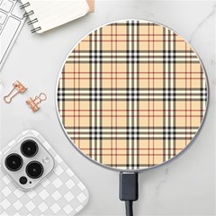 Burberry, Checker, Clothes, Fashion, Pattern Wireless Fast Charger(white) by nateshop