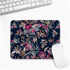 Coorful Flowers Pattern Floral Patterns Small Mousepad by nateshop