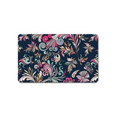 Coorful Flowers Pattern Floral Patterns Magnet (name Card) by nateshop